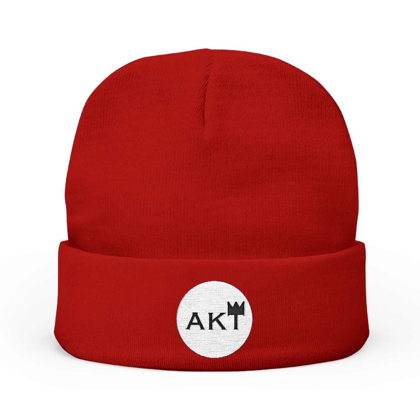 AKT Embroidered Knit Beanie
