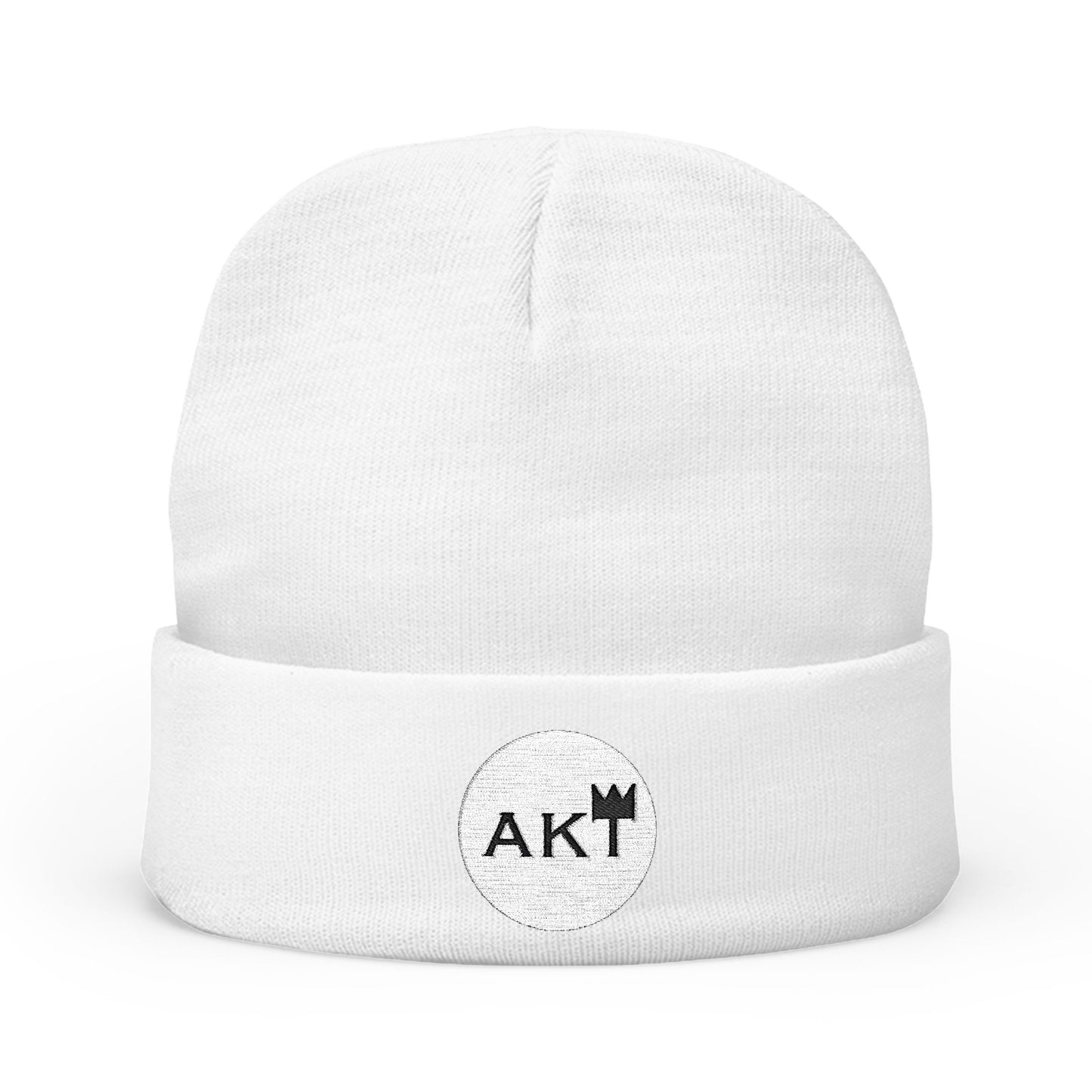 AKT Embroidered Knit Beanie