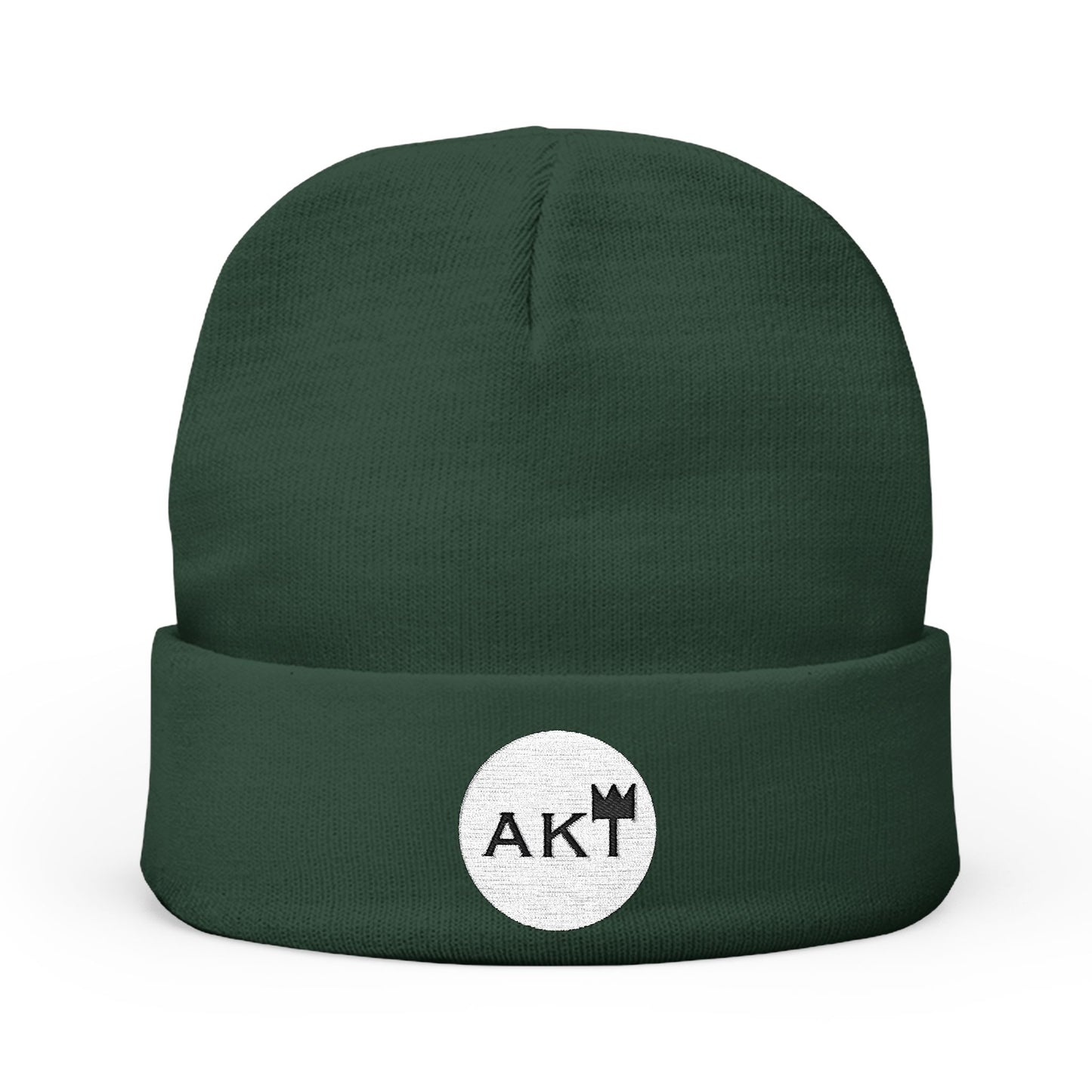 AKT Embroidered Knit Beanie
