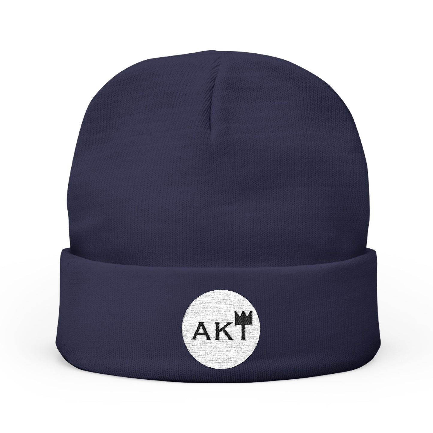 AKT Embroidered Knit Beanie