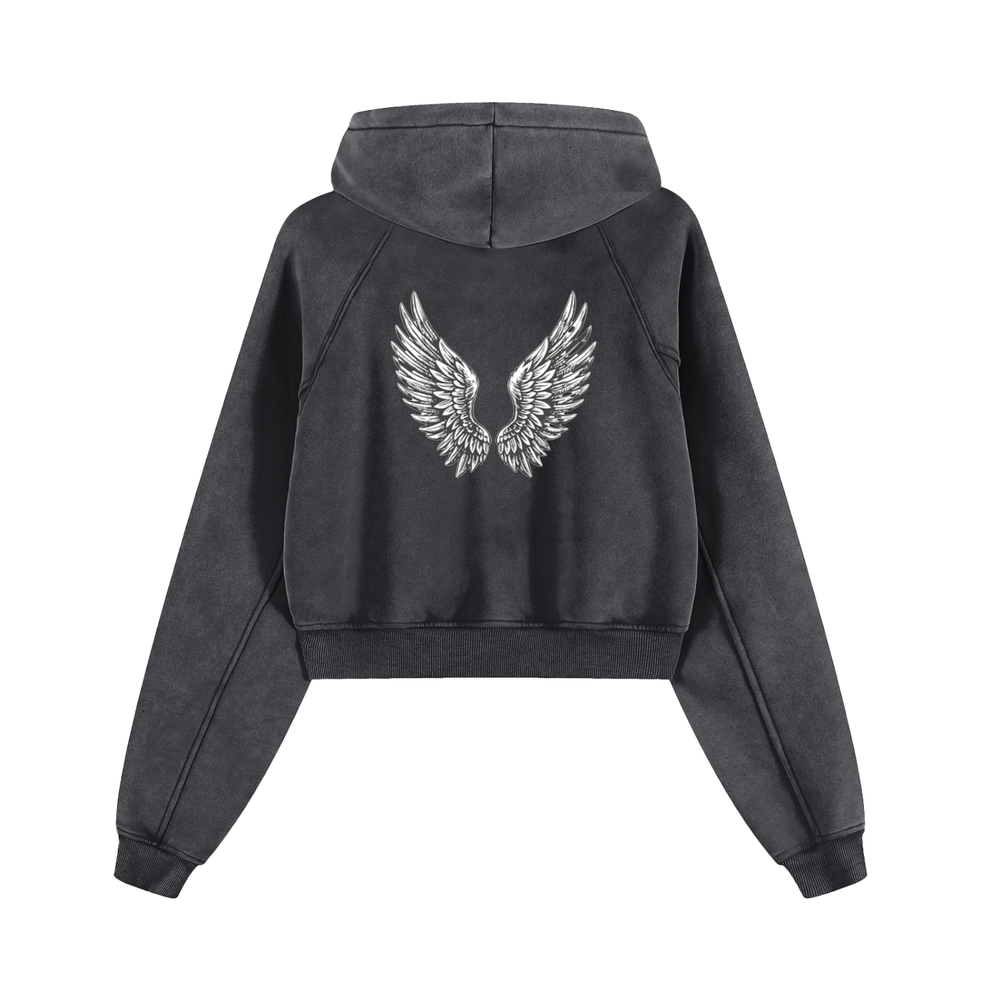 AKT Diamond Cropped Hoodie