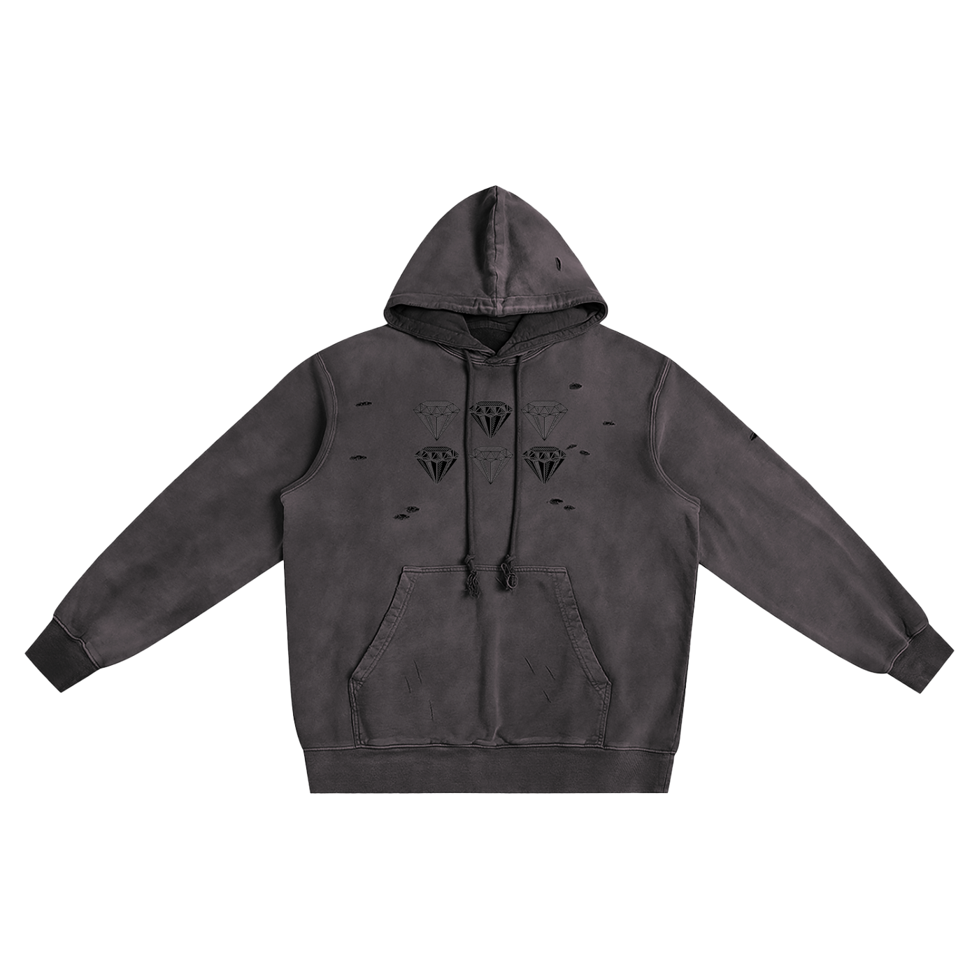 AKT Hand-Frayed Hoodie