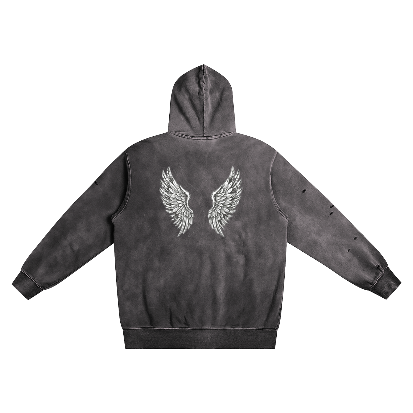 AKT Hand-Frayed Hoodie