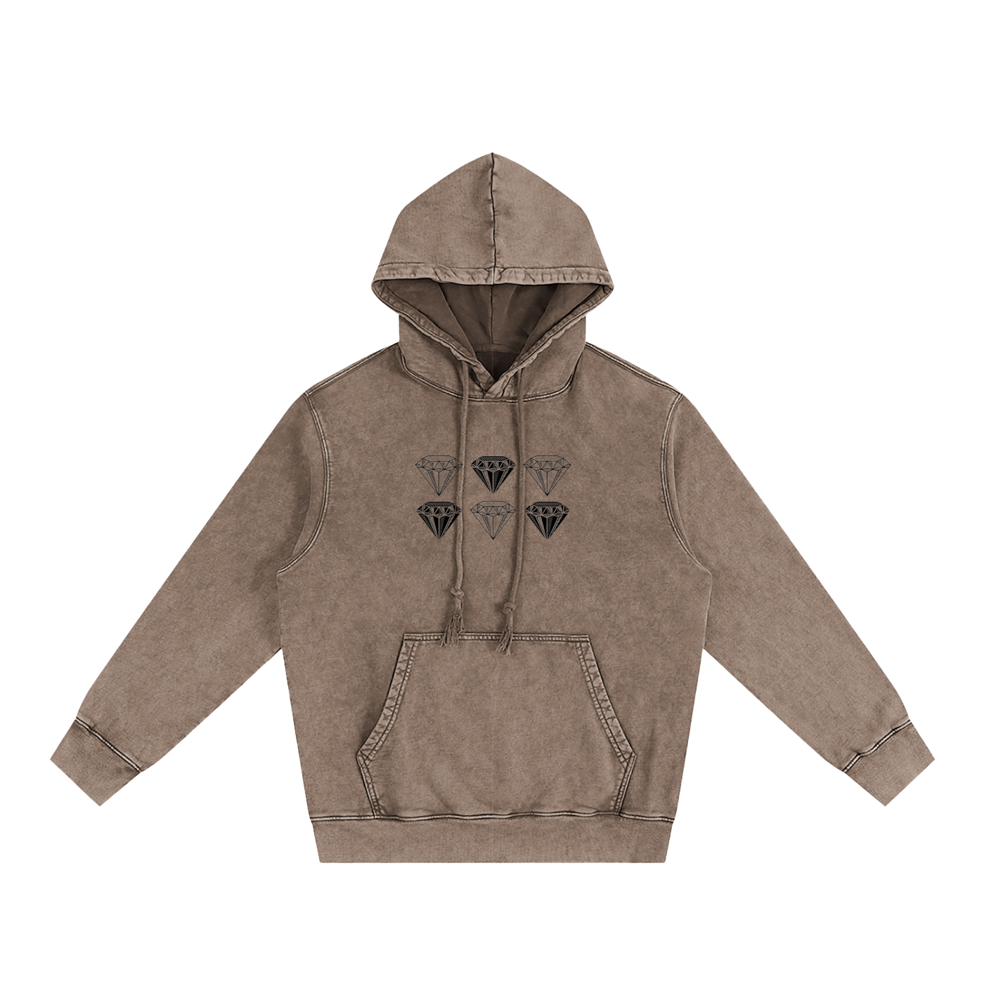 AKT Snow Washed Cotton Hoodie