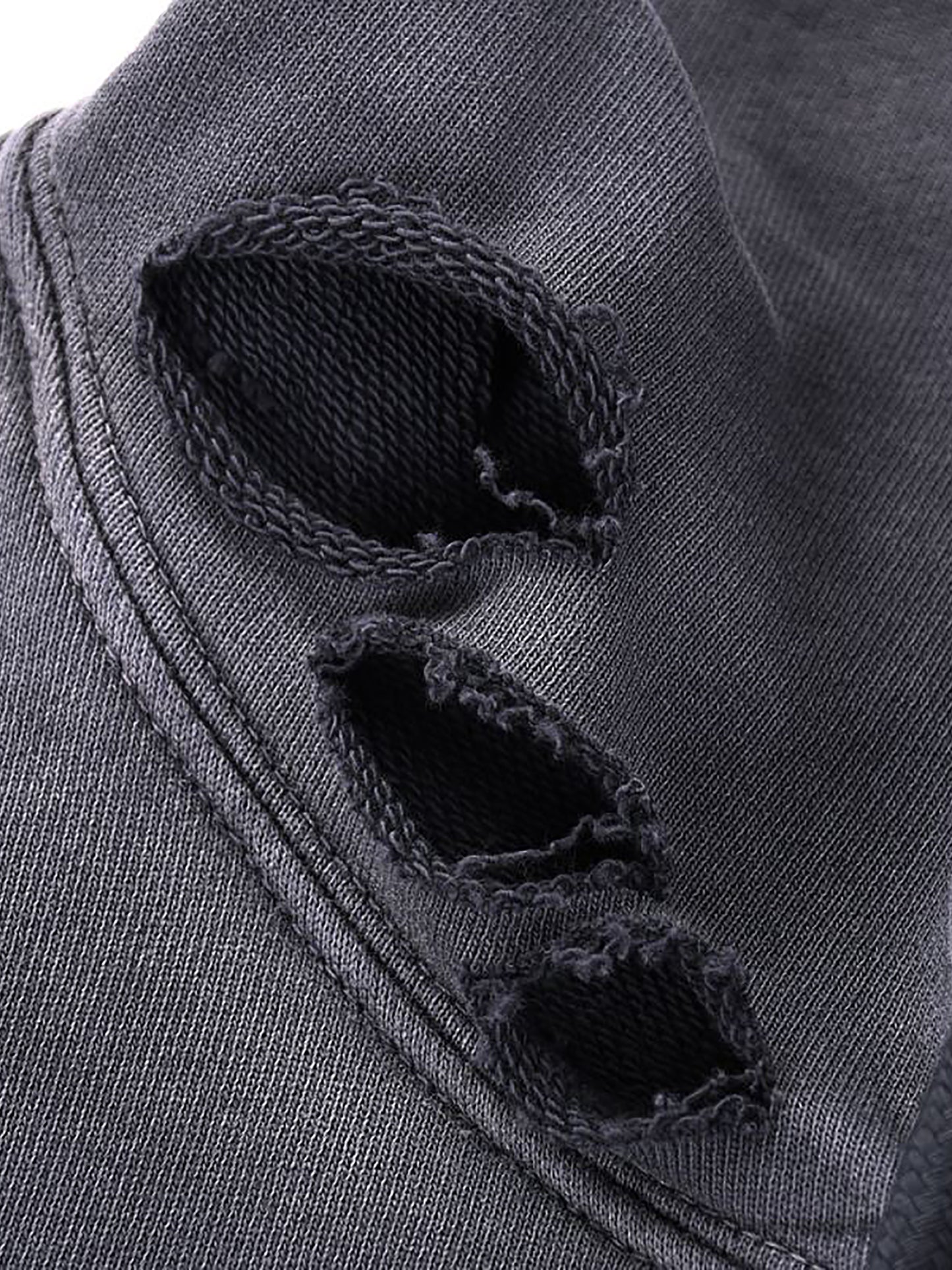 AKT Hand-Frayed Hoodie