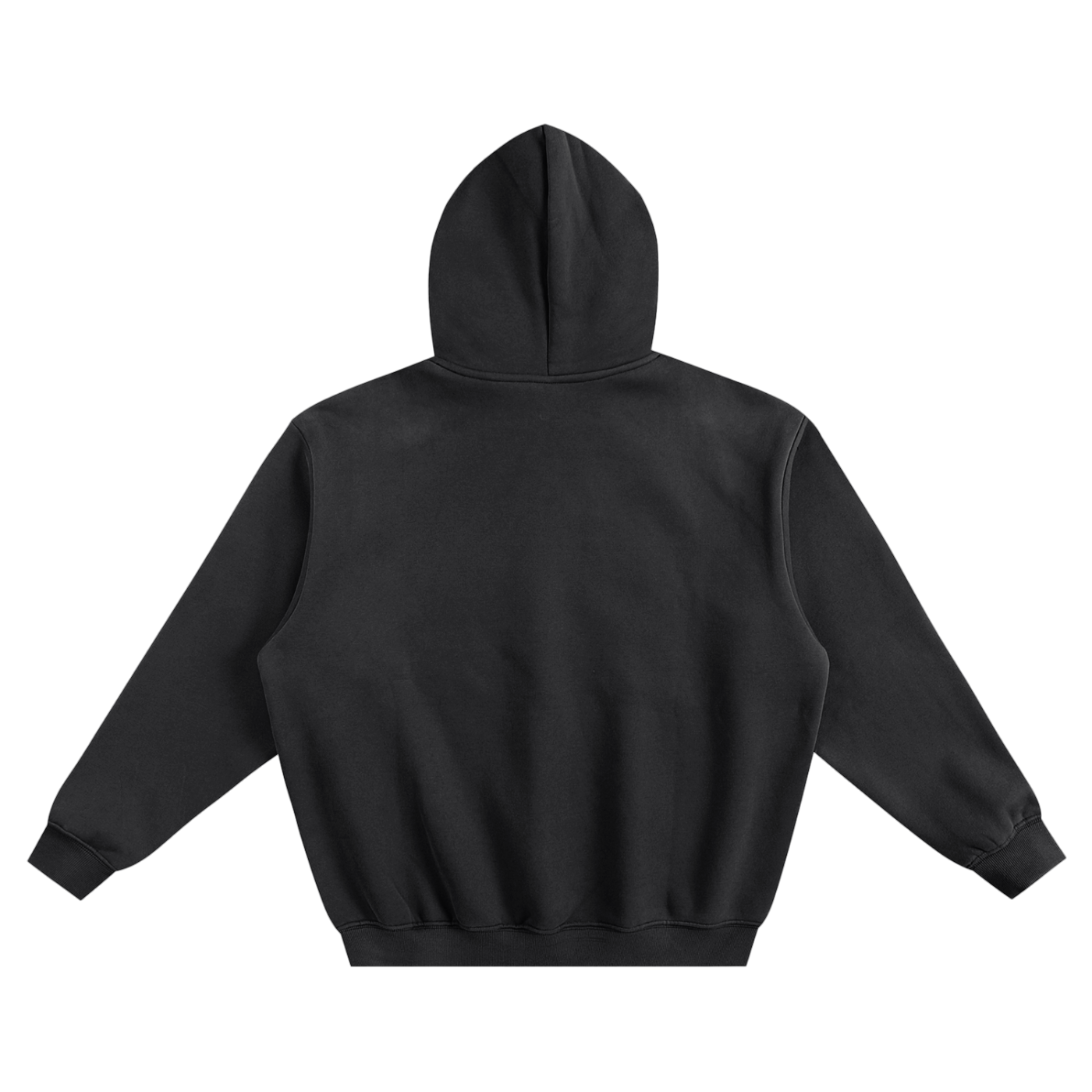 Fleeced Boxy Graphic Hoodie