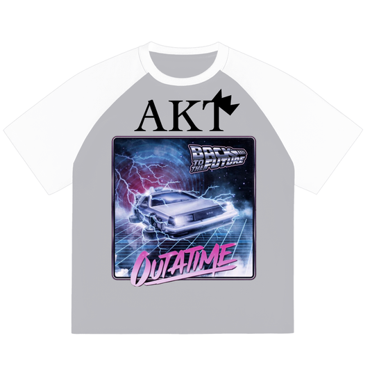 Color-Blocked Raglan Sleeve T-shirt