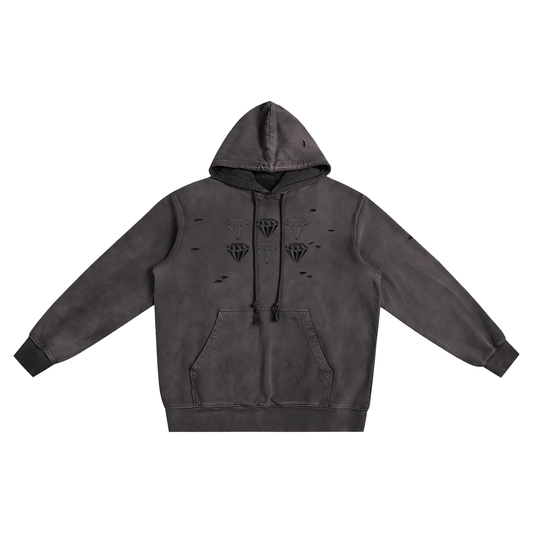 AKT Hand-Frayed Hoodie