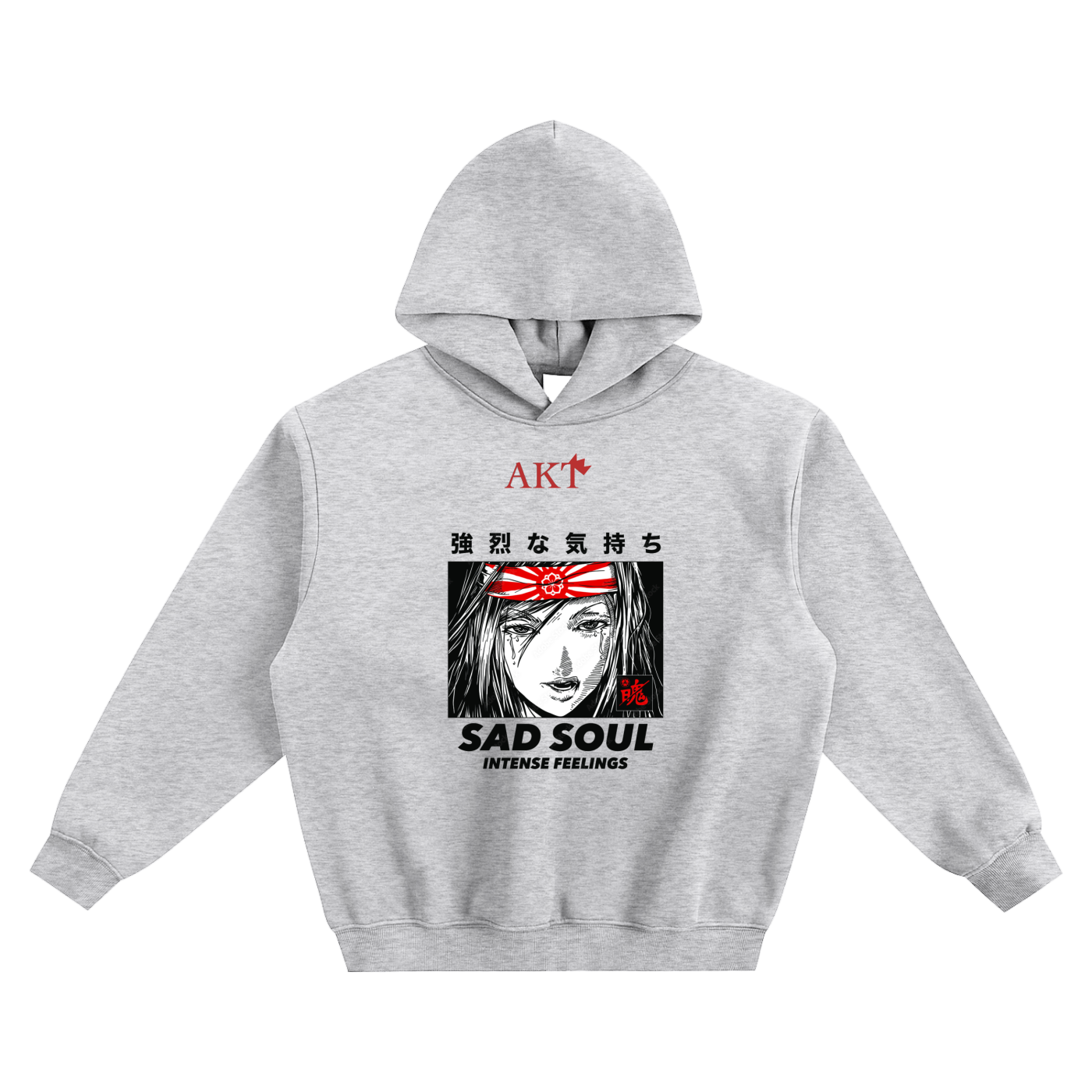 Fleeced Boxy Graphic Hoodie